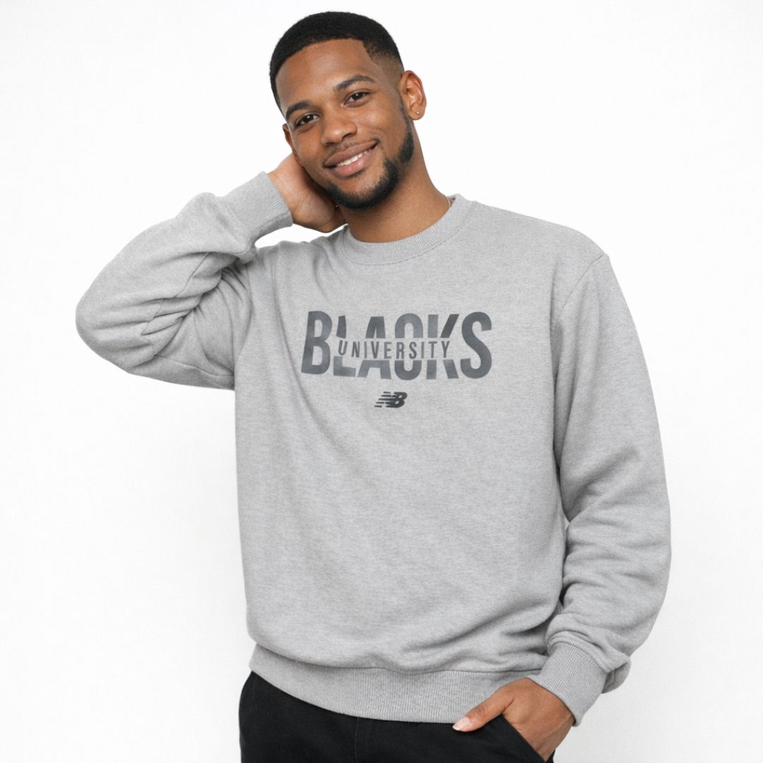 New Balance Grey Crew Neck Sweatshirt