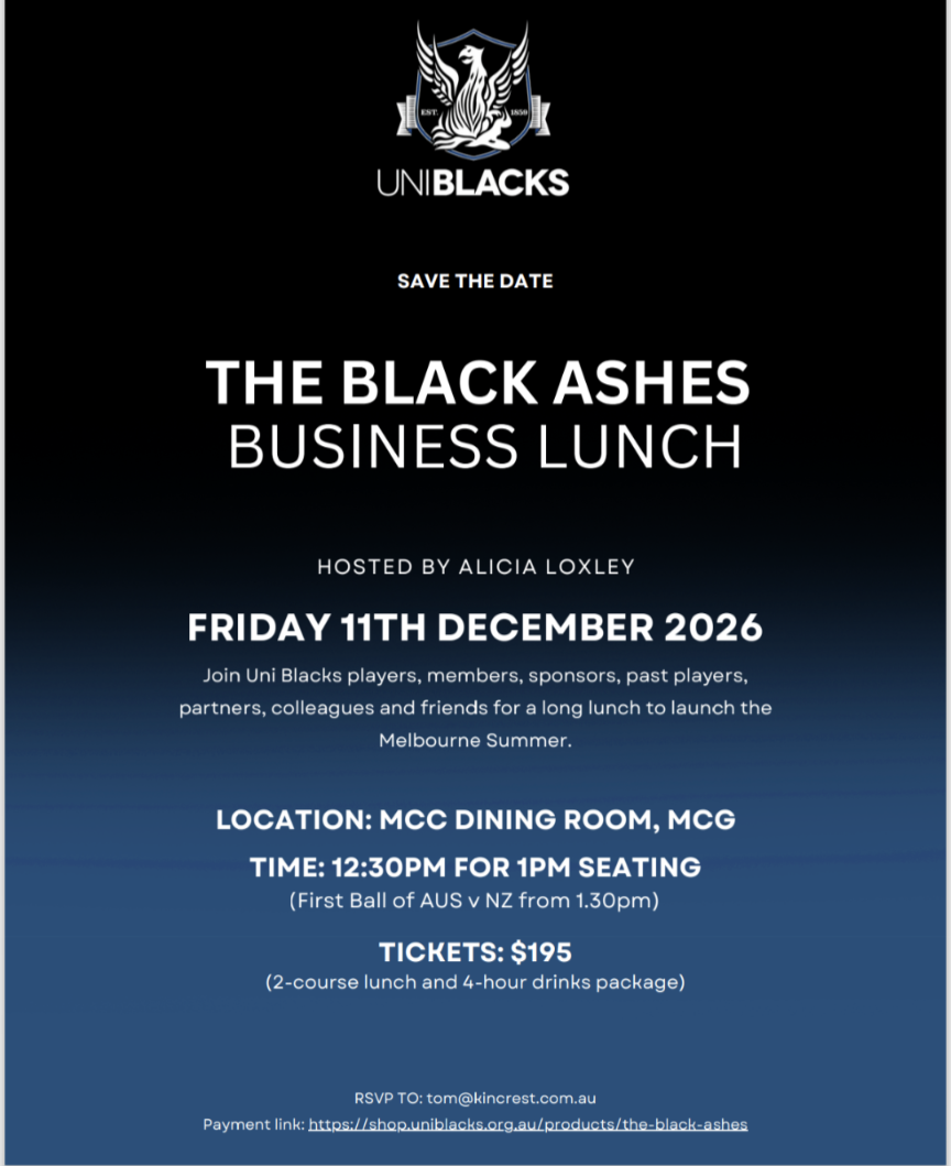 Blacks Business Lunch at the MCC Dining Room