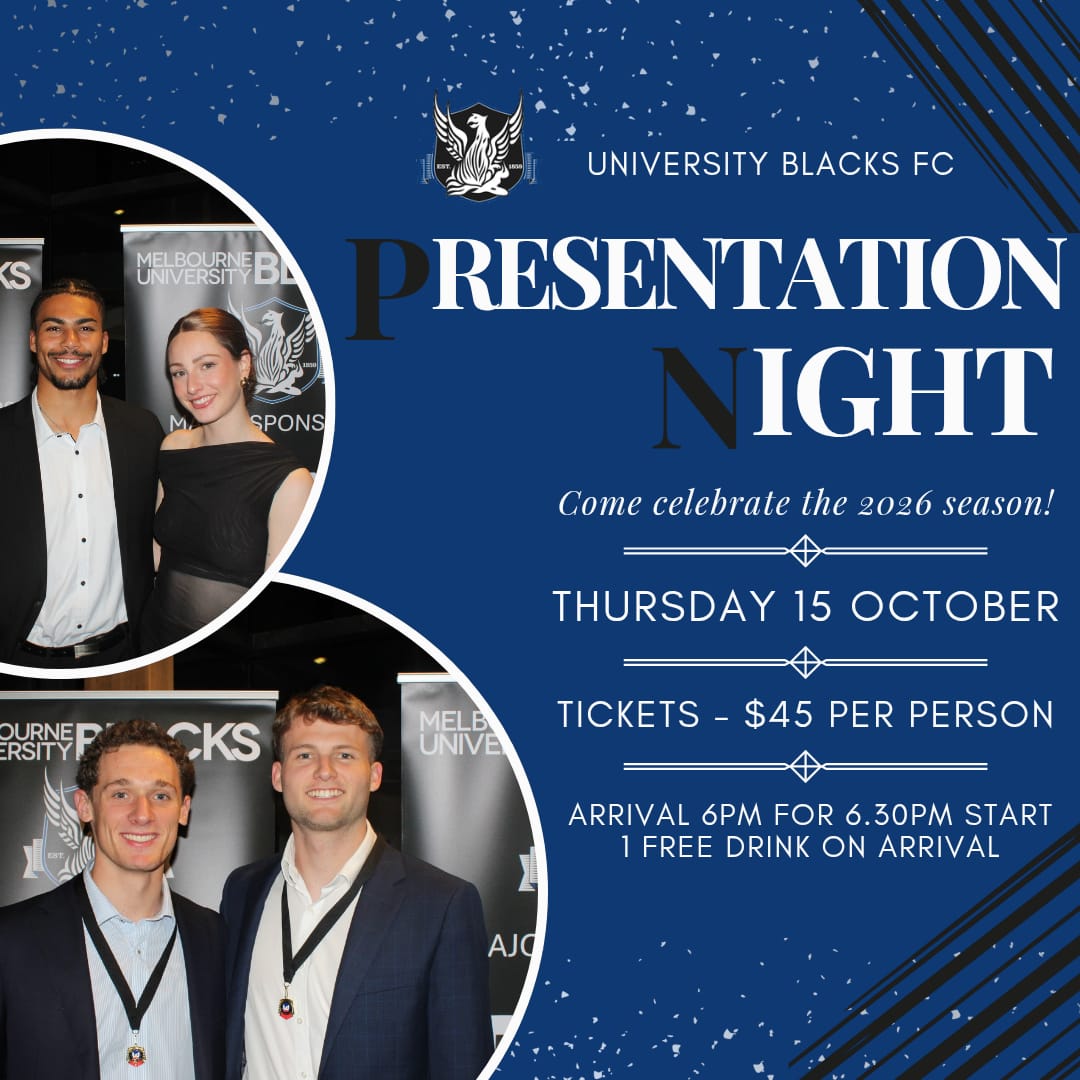 Uni Blacks Presentation Night: The Cordner Medal