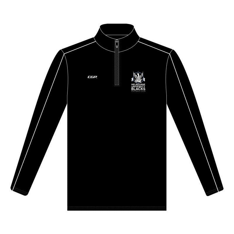 CGR Uni Blacks Qtr-Zip Fleece Top